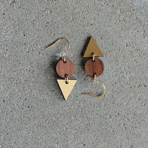 hiki earrings - gold