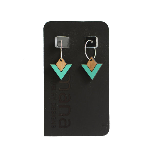pono earrings - bamboo