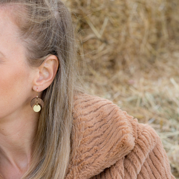 imuna earrings - gold