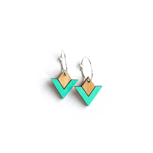 pono earrings - bamboo
