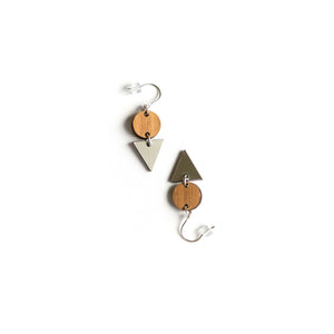 hiki earrings - silver