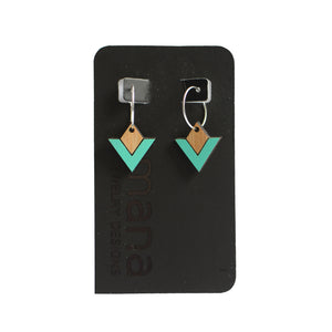 pono earrings - bamboo