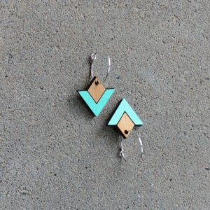 pono earrings - bamboo