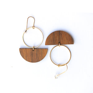 komo earrings- gold
