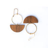 komo earrings- gold