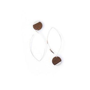 Small Silver Pau Earrings